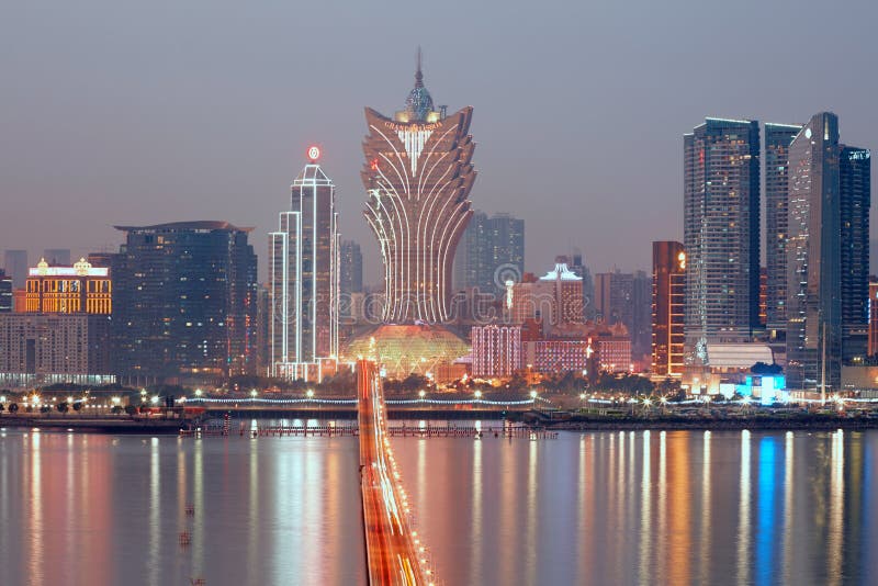 澳门 永利国际 天际线夜景